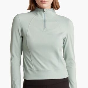 YOGALICIOUS Lux Crosstrain Everyday Half Zip Jacket - size Medium